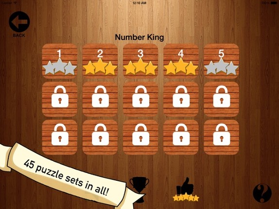 Number King: a Math Logic Puzzle Game screenshot