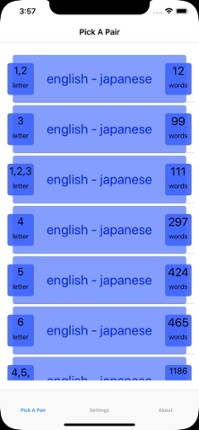 PickAPair Japanese - English Image