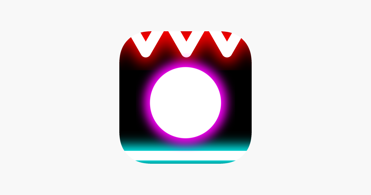 Games like Rock Hero Drop in glowing light shaft scrolling at speed