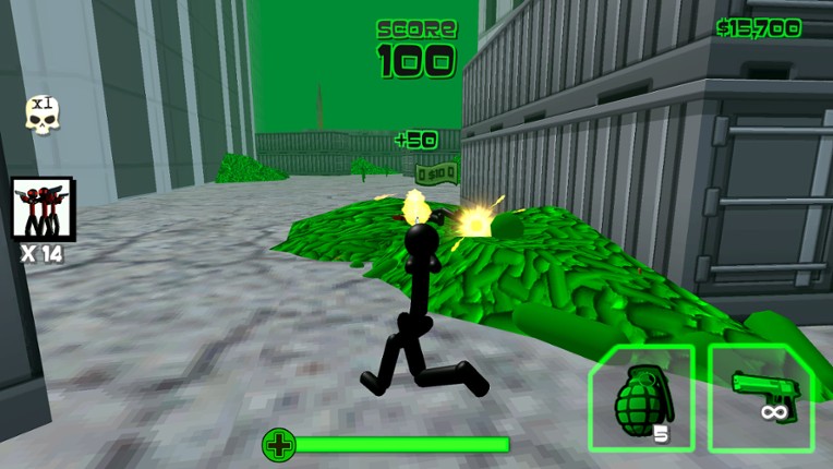 Stickman Zombie Shooting 3D screenshot