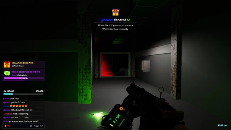 Streaming Simulator screenshot