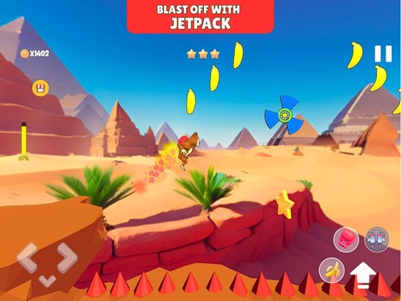 Super Monkey Run kong gorilla screenshot