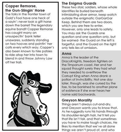 The NPC Phonebook screenshot