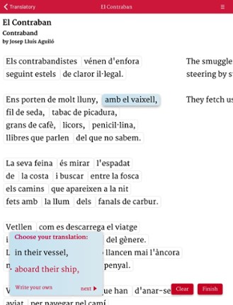 Translatory – translate poetry for fun! screenshot