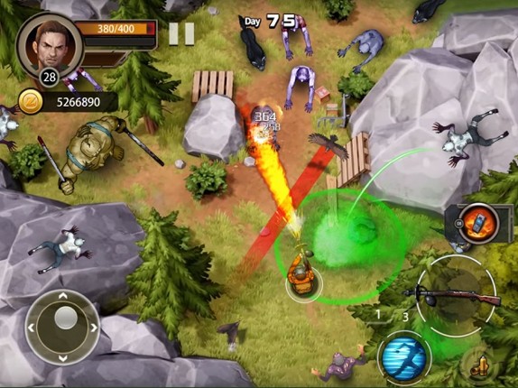 Zombie Army- Survival 100 Days screenshot