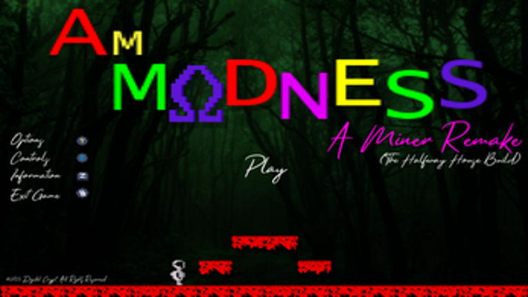 Am Madness: A Miner Remake (Manic Miner Remake) - v0.1.0 The Halfway House Build screenshot