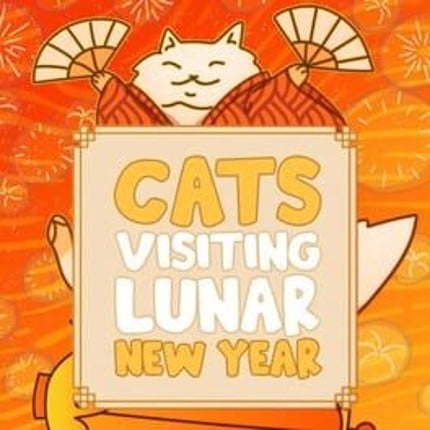 Cats Visiting Lunar New Year Image
