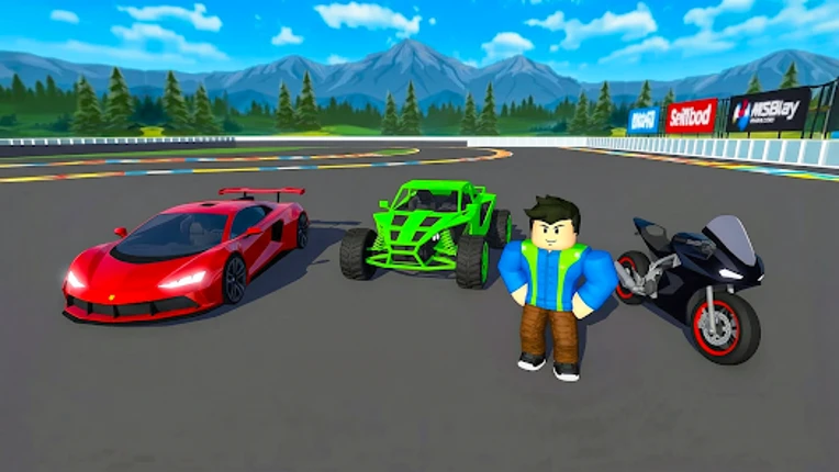 Obby Bike Driving Parkour Game Image