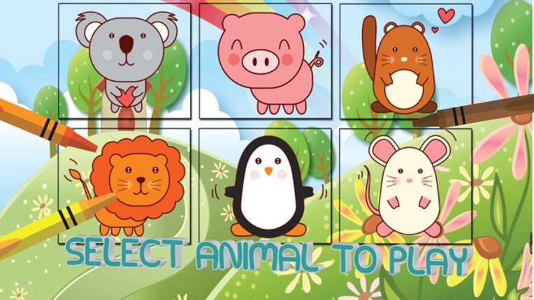 Kid Coloring HD - Animal coloring book for me screenshot