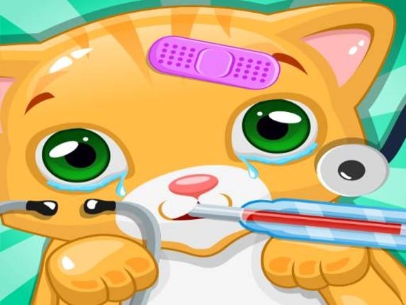 Little Cat Doctor Pet Vet Games Game Cover