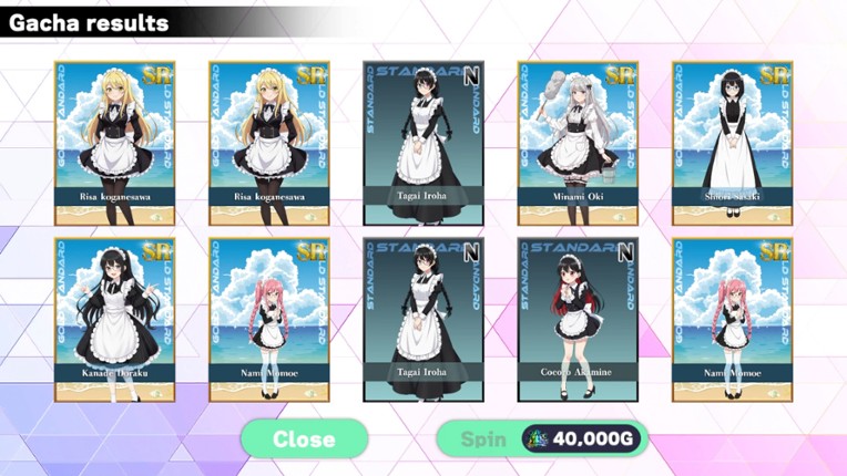 Maid Card Gacha: Collect, Display, Complete screenshot
