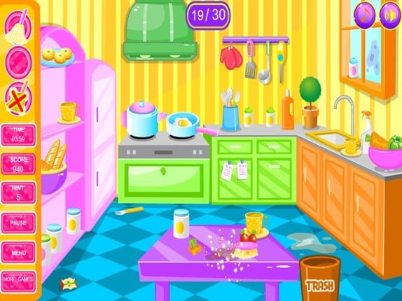 Princess Cleaning Rooms Game screenshot