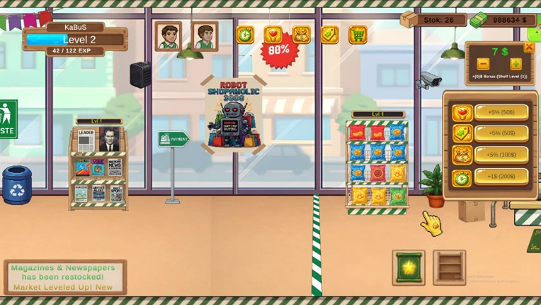 Supermarket Simulator: Idle Tycoon Clicker Image