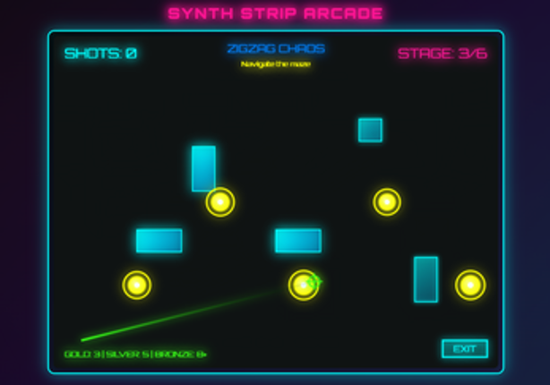 Synth Strip Arcade screenshot