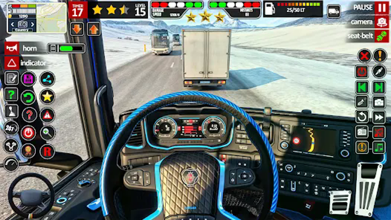 Euro Truck Game Transport Game screenshot