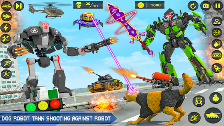 Army Tank Robot Car Games: Image