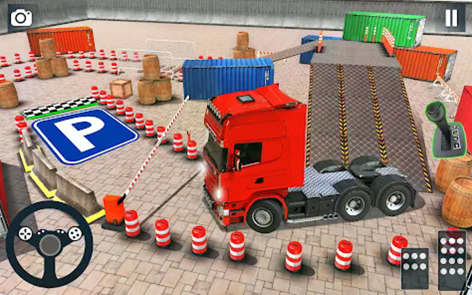 Hard Truck Parking Truck Games screenshot