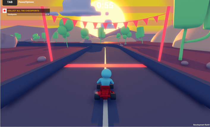 3D Racing Cart Game Image