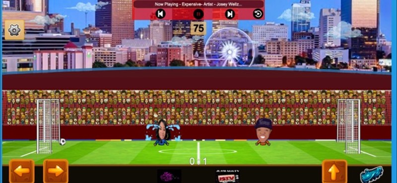 Hip Hop Head Soccer Image