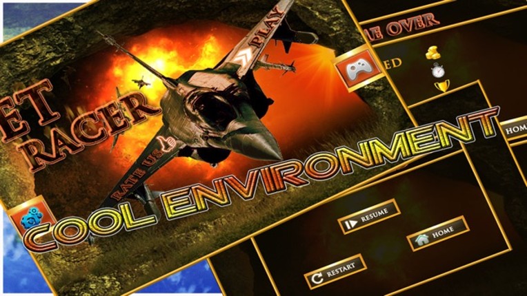 Jet Fighter Racer - Amazing cave runner : fully free racing game Image