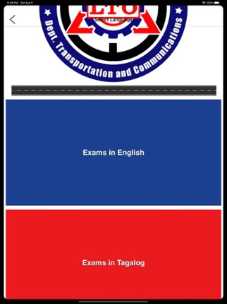 LTO Driver's License Exam Test screenshot