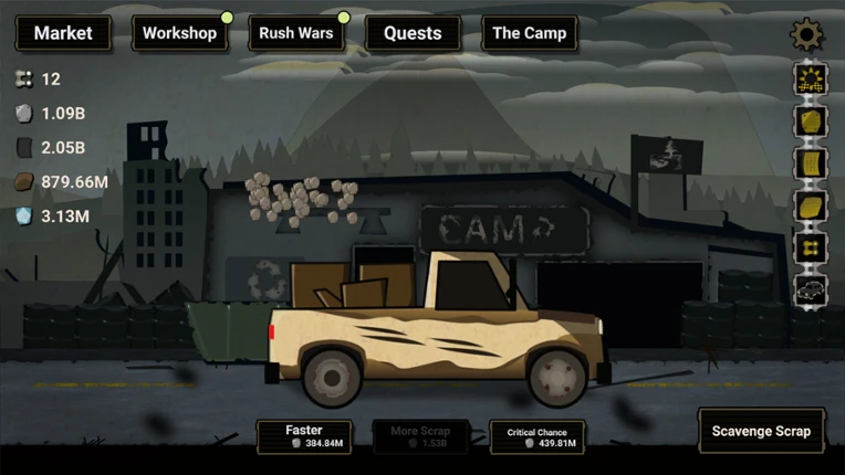 Rushcremental screenshot