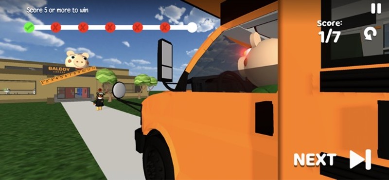 Balddy Piggy Monster School screenshot