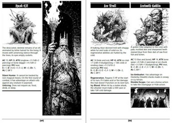 Darkened Denizens: A Grimdark Monster Compendium for OSR RPGs screenshot