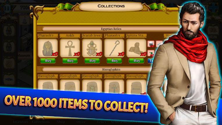 Relic Match 3: Mystery Society screenshot