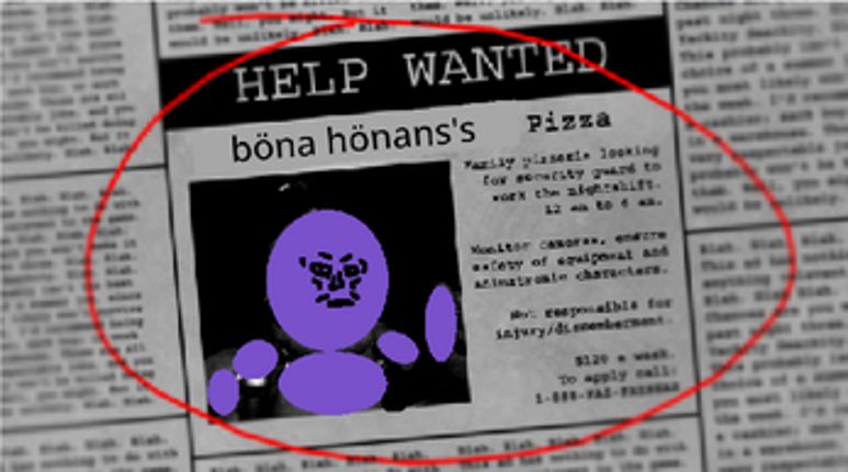 Five nights at bönan. (fan made fnaf game) v.1.1.0 Image