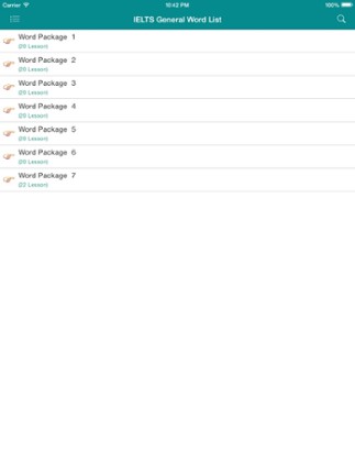 IELTS 2000 General Word List (Learn And Practice) screenshot