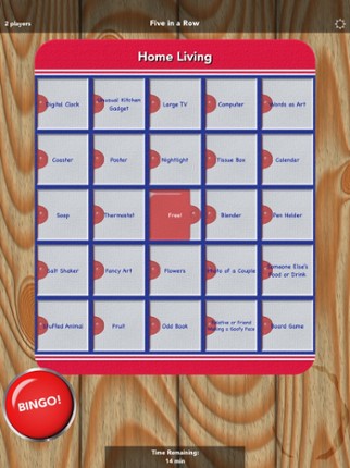 Scavenger Bingo screenshot