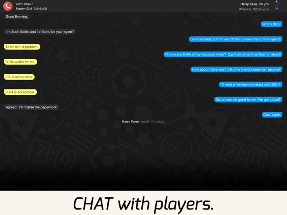 Superstar Football Agent screenshot