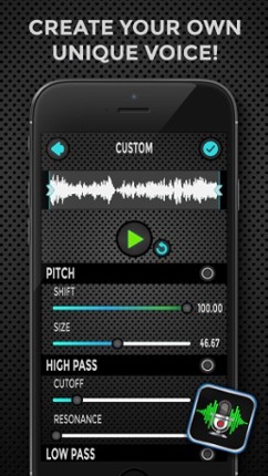Voice Recorder and Editor – Change Your Speech with Funny Sound Effects screenshot