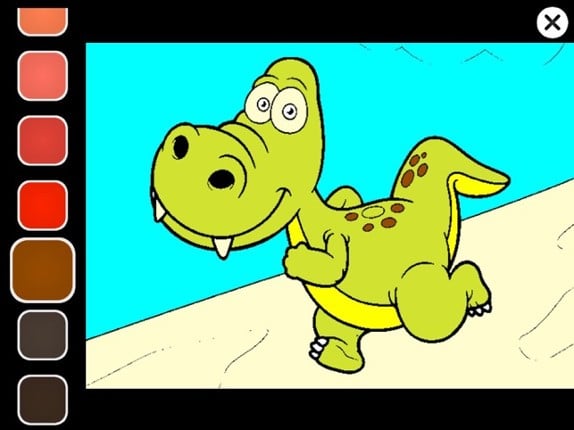 Animal Dinosaur Learn Paint Image