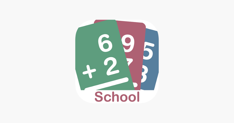 Big Math Flash Cards School Game Cover