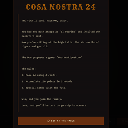 COSA NOSTRA 24 Image