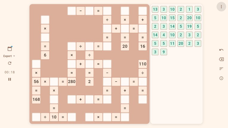 Cross Math - Logic Number Puzzle screenshot