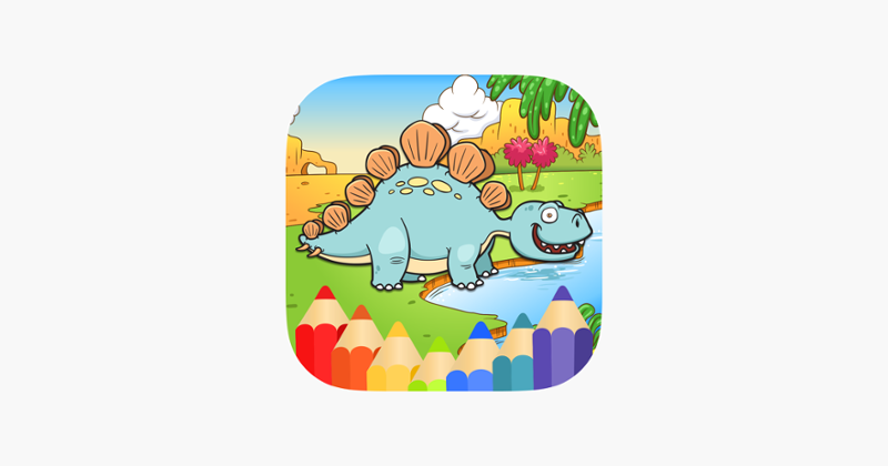 Dinosaur Coloring Pages For Kids Draw Paint Games Image