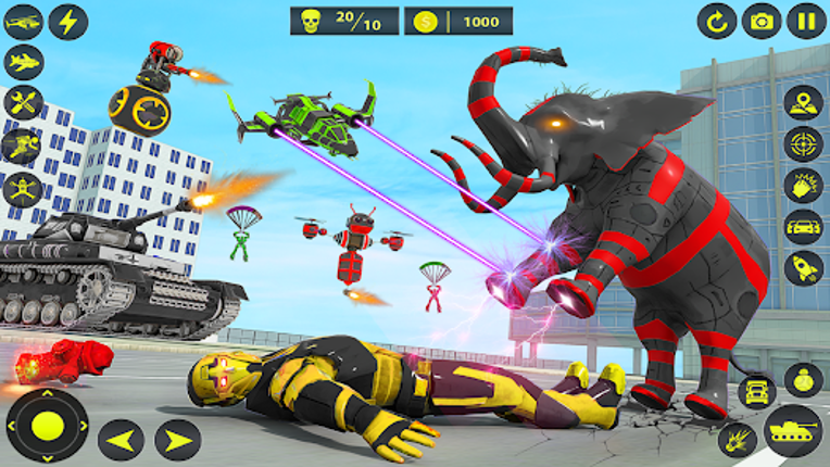 Army Tank Robot Car Games: screenshot