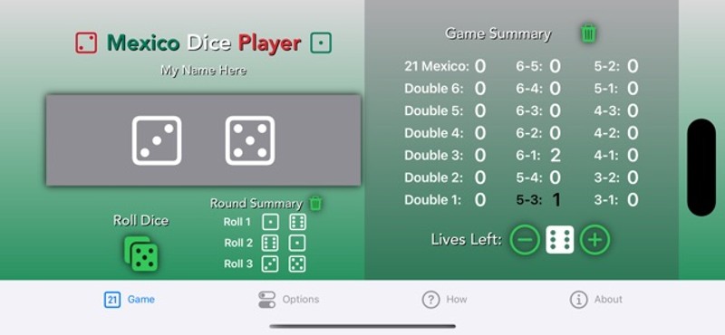 Mexico Dice Player Image