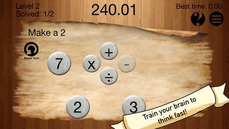 Number King: a Math Logic Puzzle Game screenshot