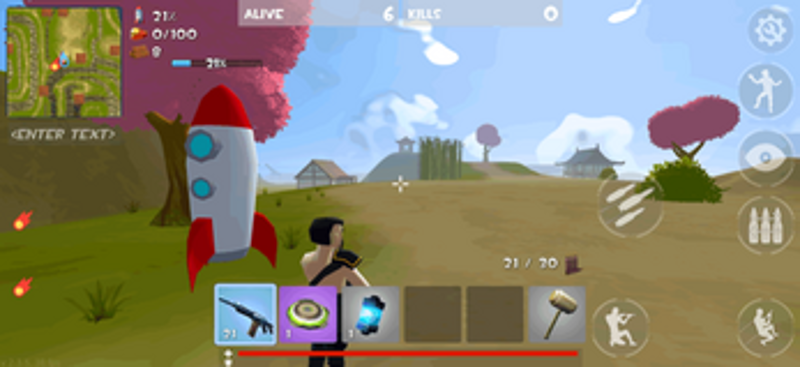 Rocket Royale: loot,Create a Rocket, and lounch the rocket for win! Image