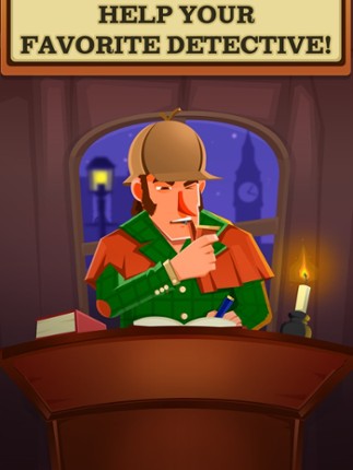 Sherlock's Notebook - Word Search Puzzle Game screenshot