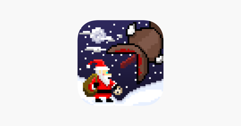 Super Mega Worm Vs Santa Saga Game Cover