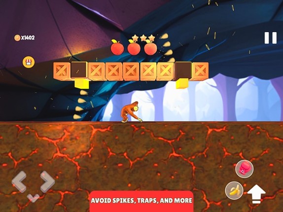 Super Monkey Run kong gorilla screenshot