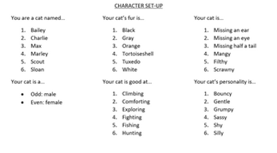 Unlucky Cat: The Journaling RPG Image