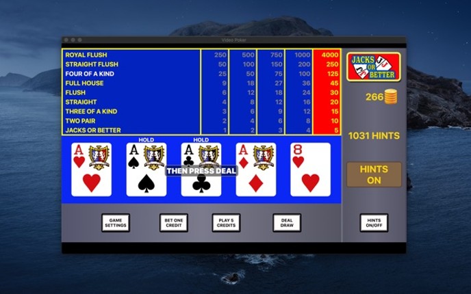 Video Poker Strategy screenshot