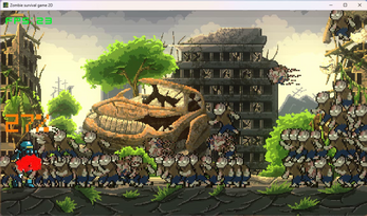 Zombie Survival Game 2D screenshot