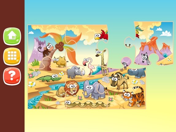 Animal Jigsaw Puzzles Game for Kids HD Free screenshot